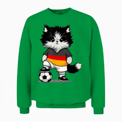 Deutschlandflagge Herren Damen Kinder Deutschland Unisex Sweatshirt - Irish Green