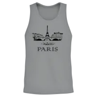 Paris Unisex Tank Top - Sport Grey – 2