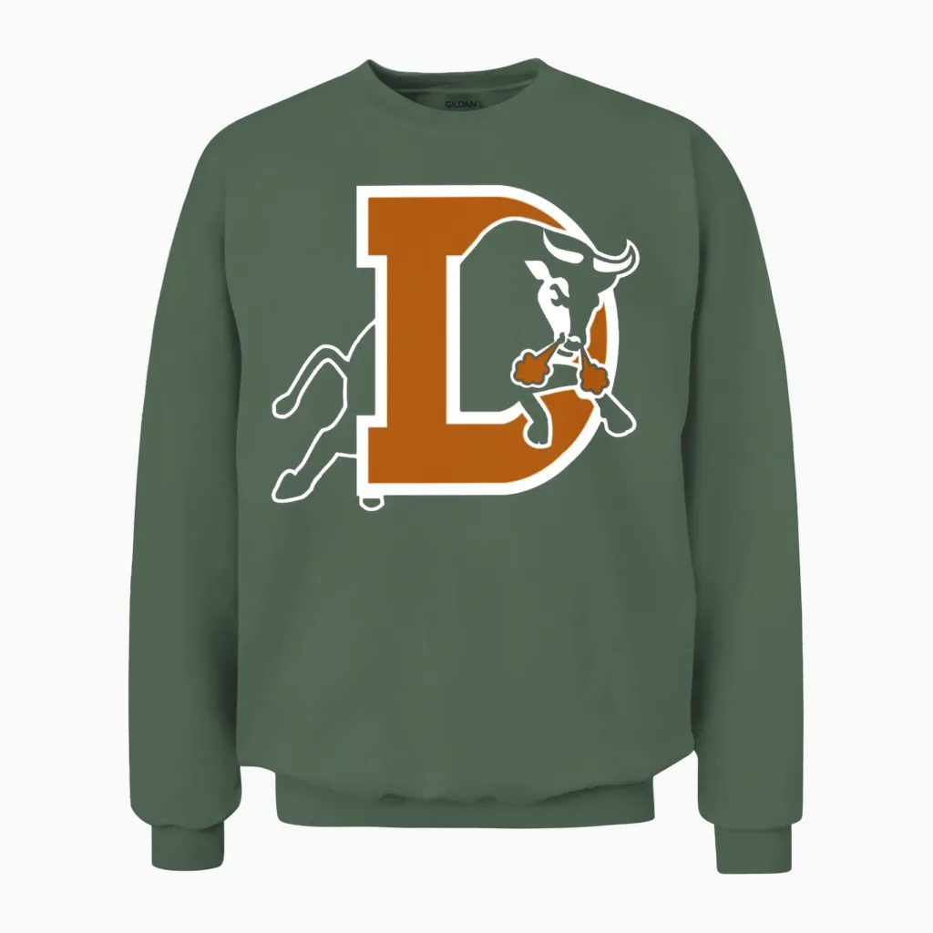 The-Durham-Bulls-Pen Unisex Sweatshirt in Military Green