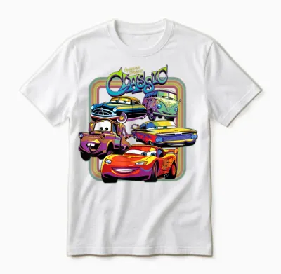 Disney Pixar Cars Radiator Springs Classic Unisex T-Shirt - White