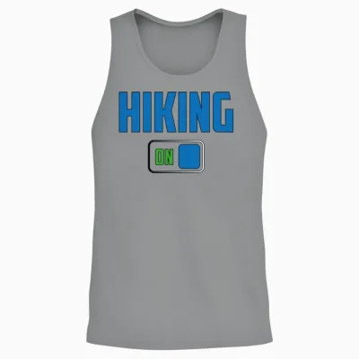 Hiking Mode on Nostalgia Unisex Tank Top - Sport Grey