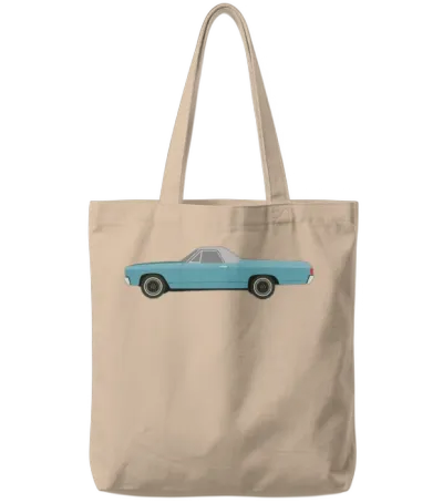 Cars Retro Classic Oldtimer Tote Bags - Natural