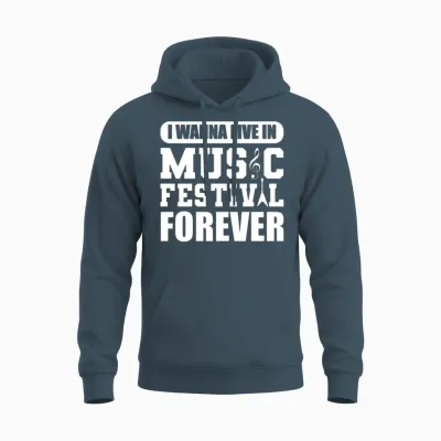 Music Festival Lover Music Festival Vlogger Unisex Hoodie - Dark Heather