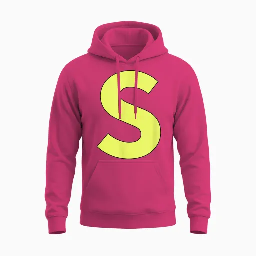 Funny Letter S Blue Halloween Costume Unisex Hoodie - Heliconia