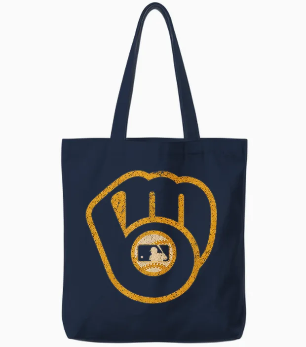 Vintage Brewers Retro Classic Gifts for Men Women Tote Bags in Navy
