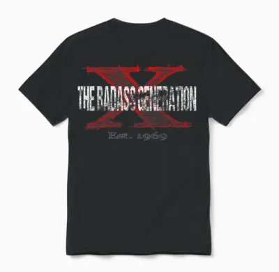 Gen X 1969, Retro-Generation Xer Unisex T-Shirt - Black