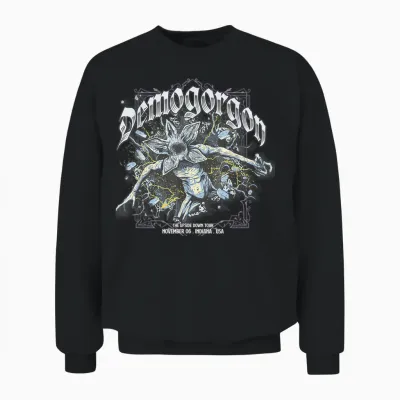 Stranger Things Demogorgon Band Unisex Sweatshirt - Black