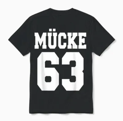 Mücke Football Bulldozer Retro Nostalgie Kino Unisex T-Shirt - Black