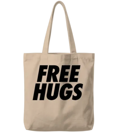 Free Hugs Tote Bags - Natural