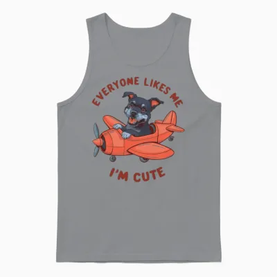 Dog of Wisdom 4 Unisex Tank Top - Sport Grey