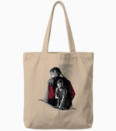 The Last of Us Part Ii Abby Ellie I'm the One That You Want T-Shirt, Black, S Tote Bags - Natural