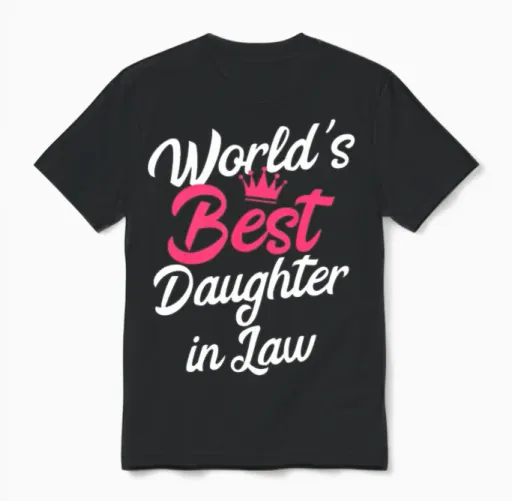 Best Daughter in Law - Kids & Baby Unisex T-Shirt in Black