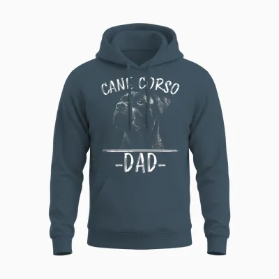 Cane Corso Papa Hund Cane Corso Unisex Hoodie - Dark Heather