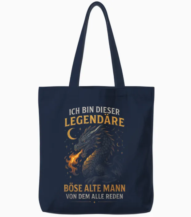 Ich Bin Dieser LegendÀre Böse Alte Mann Von Dem Tote Bags in Navy