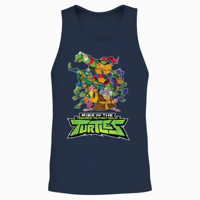 Splinter & the Turtles - Rise Unisex Tank Top - Navy
