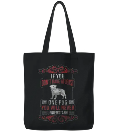 Dog Dog Breed Dog Love Tote Bags - Black