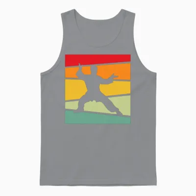 Mma Retro Unisex Tank Top - Sport Grey