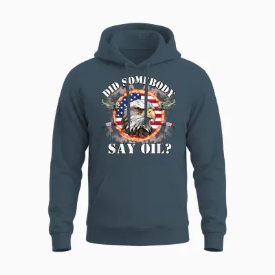 Hat Jemand öl Gesagt? Danke Usa Meme Ironisch Humorvolles Amerika Unisex Hoodie - Dark Heather