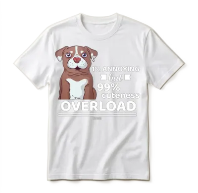 Dog Mama Dog Father Dog Lovers Unisex T-Shirt - White