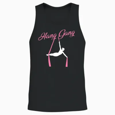Aerial Silks. Aerial Silk Unisex Tank Top - Black