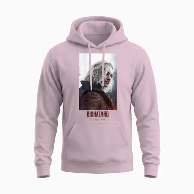 Resident Evil Requiem Grace Art Bp Unisex Hoodie - Light Pink