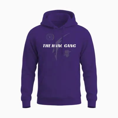 The Hvac Gang Unisex Hoodie - Purple