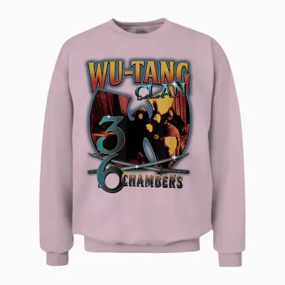 Photo of Clan Wu-Tang 36 Chambers Unisex Sweatshirt - Light Pink