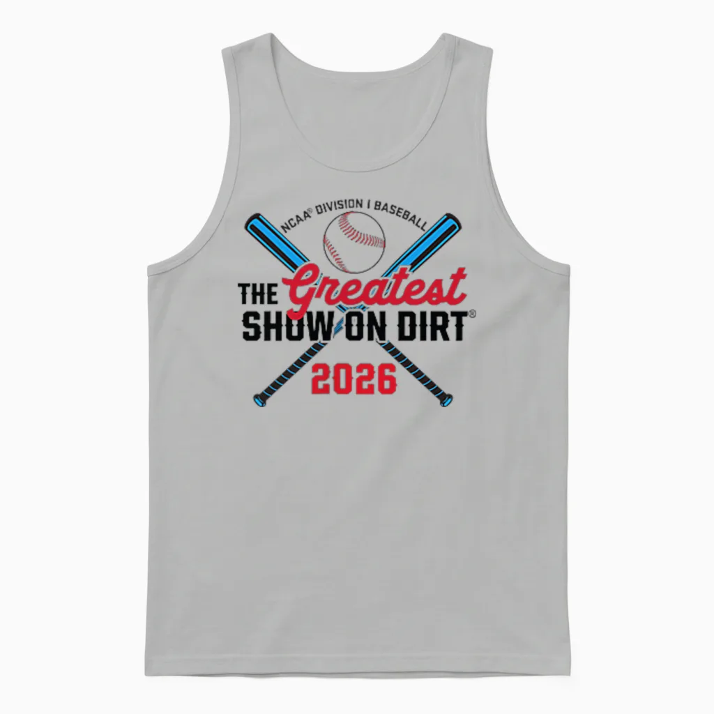 College World Series 2026 64-Team Officially Licensed Unisex Tank Top in Ash