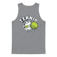 Tennis Professional Lover Player Trainer Tennis Unisex Tank Top - Sport Grey – 1
