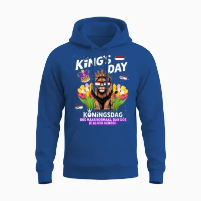 Königstag Nederland Flagge Outfit Idee Für Kinder & Koningsdag Unisex Hoodie - Royal