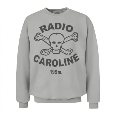 Radio Caroline Unisex Sweatshirt - Ash