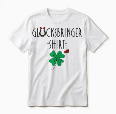 Glücksshirt - Glücksbringer Prüfung Schule Abitur Abi Glück Unisex T-Shirt - White