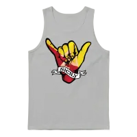 Sicily Shaka Unisex Tank Top - Ash – 1