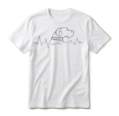 Dog-Breed Great-Dane-Dog Dog-Moms Dog-Dad Unisex T-Shirt - White