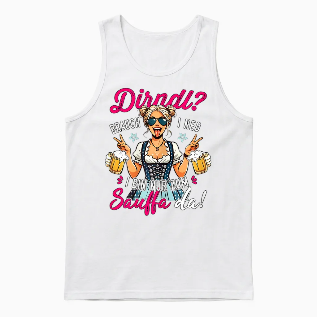 Passend Für Oktoberfest Outfit Damen Trachtenshirt Trachten Unisex Tank Top in White