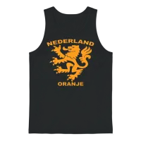 Holland Netherlands Football Soccer Jersey Gift Te Unisex Tank Top - Black – 1
