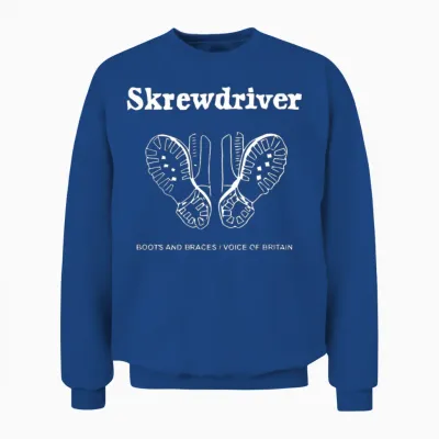 Skrewdriver Unisex Sweatshirt - Royal