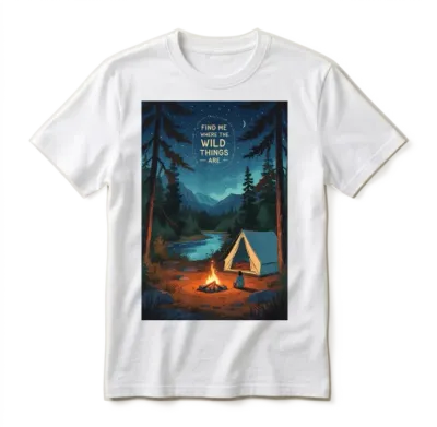 Find Me Where the Wild Things Are Unisex T-Shirt - White