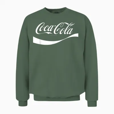 Coca Cola 1941 Classic Logo T-Shirt, Black Unisex Sweatshirt - Military Green