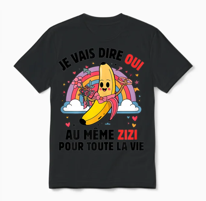 Evjf Wedding the Same Zizi for Life Future Bride T-Shirt, Black, S Unisex T-Shirt in Black