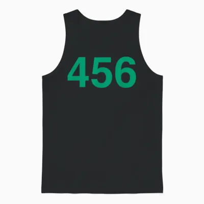 Squid Game Player 456 Costume Unisex Tank Top - Black