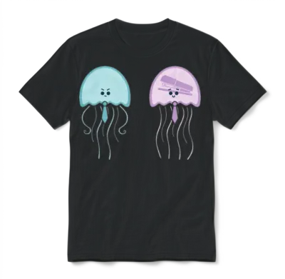 Jelly Prank Funny Unisex T-Shirt - Black