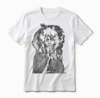Tournée Mondiale Live Break Every Rule De Tina Turner En 1987 Unisex T-Shirt - White