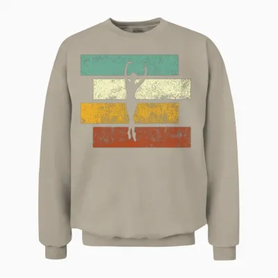 Dancing Retro Unisex Sweatshirt - Sand