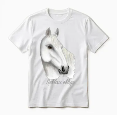 The White Horse Unisex T-Shirt - White