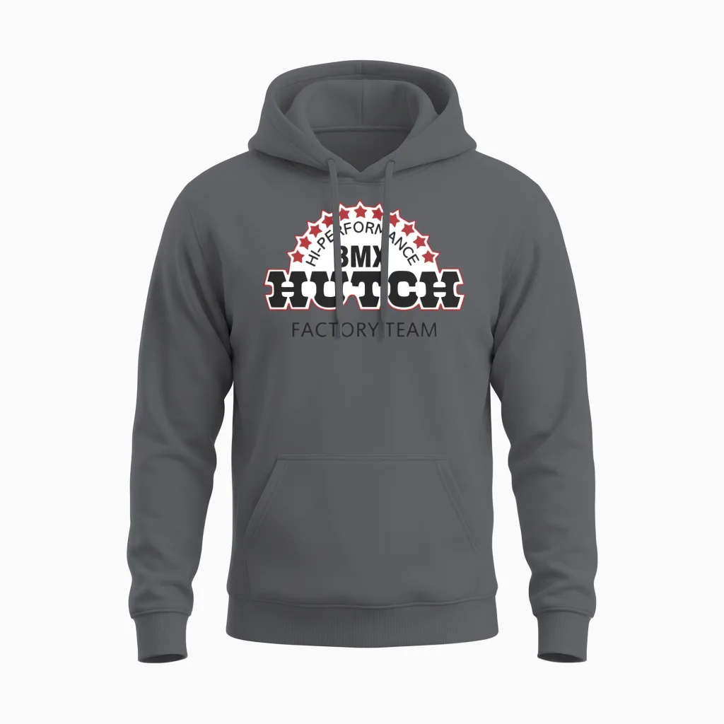 Hi-Perforce Bmx Hutch Cycling Gift Unisex Hoodie in Charcoal