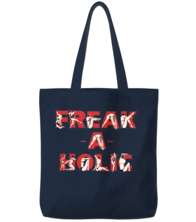 Freak a Holic Tote Bags - Navy