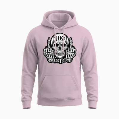 Viva Los Tioz - Spruch Für Coole Onkel Und Böhse Rocker Unisex Hoodie - Light Pink