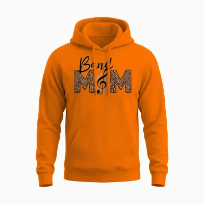 Band Mom Unisex Hoodie - Safety Orange