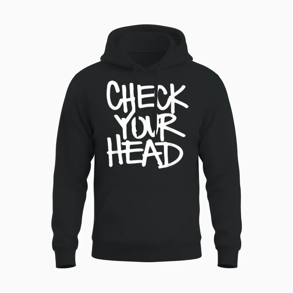 The Beastie Boys Check Your Head Music Gift Hip Hop Fans T-Shirt, Blue, S Unisex Hoodie in Black